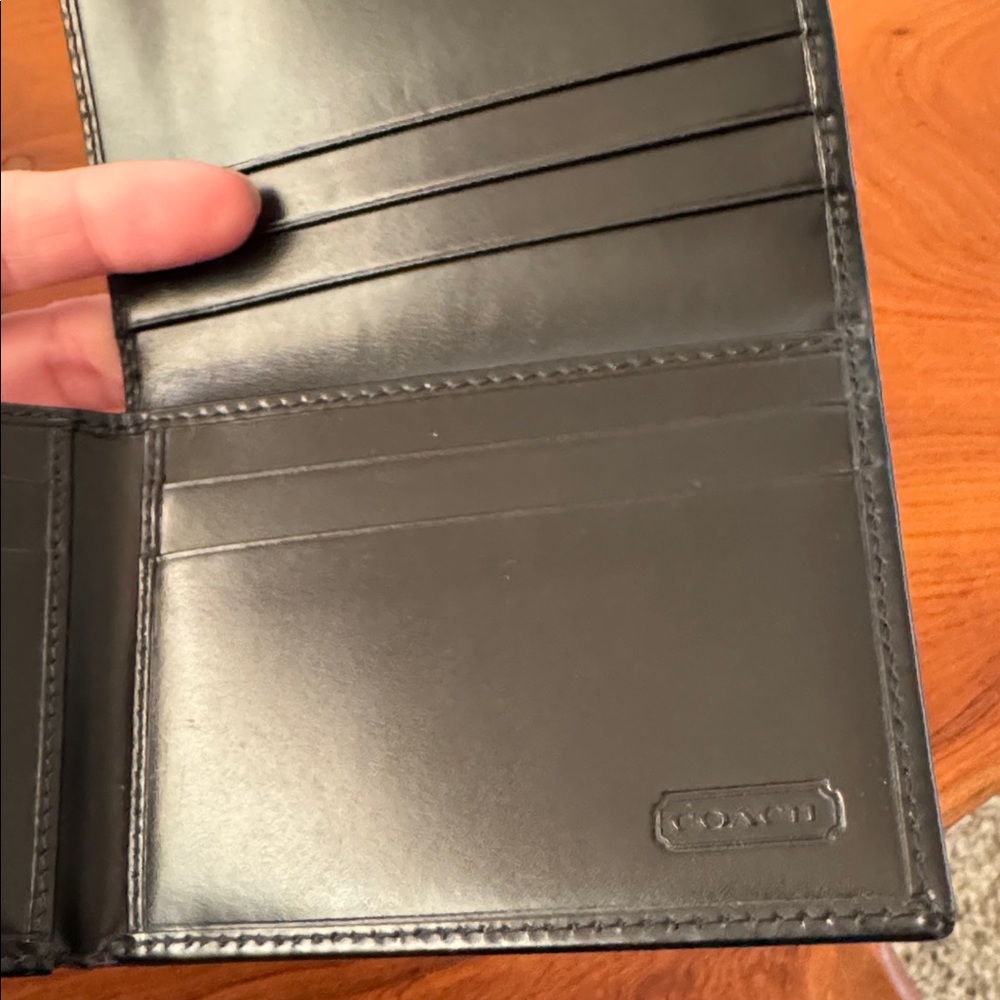 Coach Black Leather Wallet - Picture 5 of 8